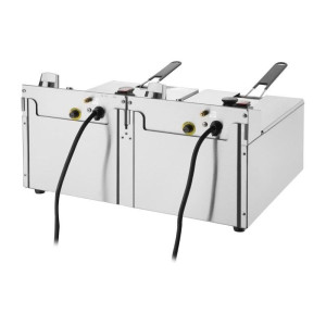 Doppelte elektrische Fritteuse - 2X5L - Buffalo