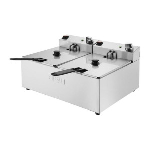 Doppelte elektrische Fritteuse - 2X5L - Buffalo