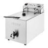 Einfache elektrische Fritteuse mit Timer - 1 x 8L - Buffalo