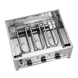 Außen-Tischgrill - Gas-Kombination
