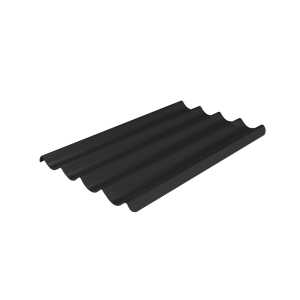 Schwarzes Tablett für Brot 600x400 mm Mychef - Professionelle Qualität