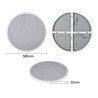 Plateau De Table Rond Verre Trempé - Ø 580mm - Bolero