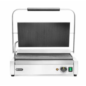 Grill de Contact Panini XL - Grooved Plate - HENDI