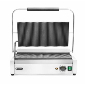 Grillkontakt Panini XL - Gerillte Platte - HENDI