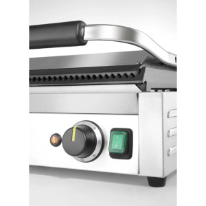 Grillkontakt Panini XL - Gerillte Platte - HENDI