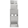 Foot-Operated Hand Wash with Bin, Soap and Paper Dispenser - Dynasteel