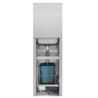 Foot-Operated Hand Wash with Bin, Soap and Paper Dispenser - Dynasteel