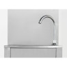 Foot-Operated Hand Wash with Bin, Soap and Paper Dispenser - Dynasteel