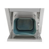 Foot-Operated Hand Wash with Bin, Soap and Paper Dispenser - Dynasteel
