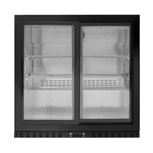 Kompakter Rückkühlschrank mit 2 Glastüren für Restaurant, Bar, Brauerei)