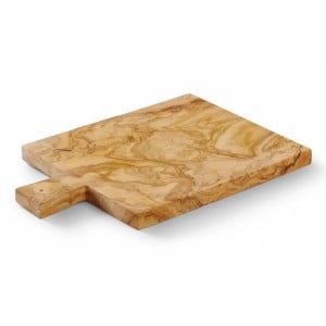 Servierbrett aus Olivenholz - 340 x 230 mm -