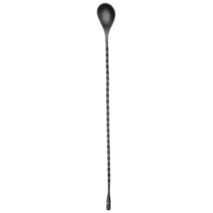 Schwarzer Cocktail-Löffel - 385 mm