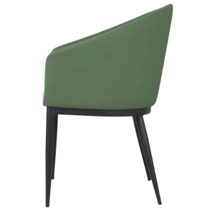 Meridian Sessel in Grün - Set von 2