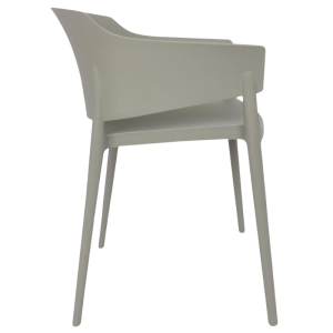Lorenzo Café Graue Sessel - Set von 2