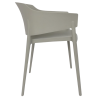 Lorenzo Café Graue Sessel - Set von 2