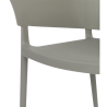 Lorenzo Café Graue Sessel - Set von 2