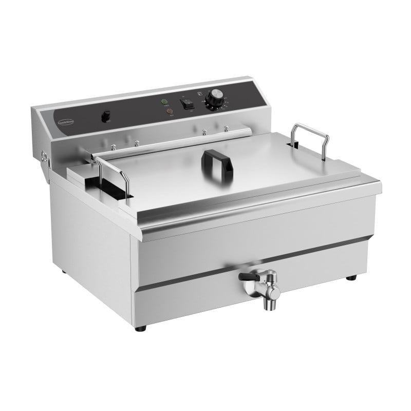 Professionelle Fritteuse mit Ablasshahn - 25 L - CombiSteel Professionelle Fritteuse mit Ablasshahn - 25 L - CombiSteel
