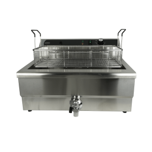 Professionelle Fritteuse mit Ablasshahn - 25 L - CombiSteel
