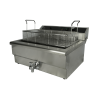 Professionelle Fritteuse mit Ablasshahn - 25 L - CombiSteel