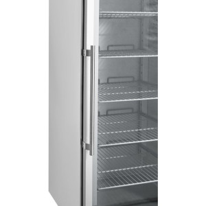 Positive Glas-Kühlschrank 650 L Umluftkühlung
