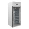 Positive Glas-Kühlschrank 650 L Umluftkühlung
