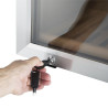 Weinkeller Bi-Zone Serie G Edelstahl 450L - Polar