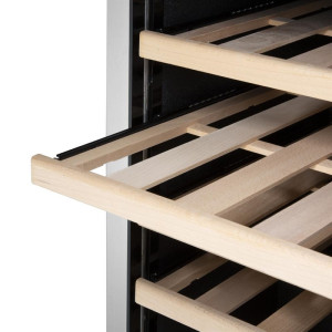 Weinkeller Bi-Zone Serie G Edelstahl 450L - Polar