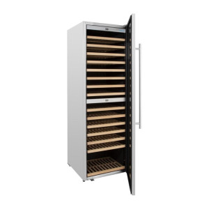 Weinkeller Bi-Zone Serie G Edelstahl 450L - Polar