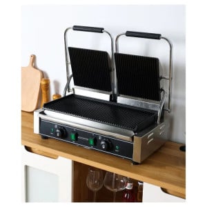 Doppel-Kontaktgrill Gerillte Platten - Buffalo