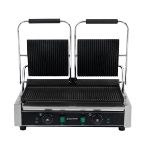 Doppel-Kontaktgrill Gerillte Platten - Buffalo