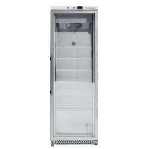 Gefrierschrank 400 L mit Glastür Umluftkühlung -18/-22°C