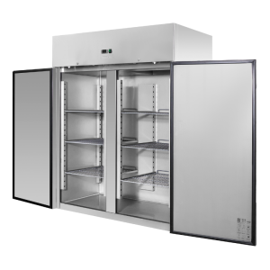 Positive Kühlschrank 1400 L Edelstahl GN 2/1 – 2 Türen