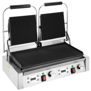 Doppel-Kontaktgrill Gerillte Platten - Buffalo