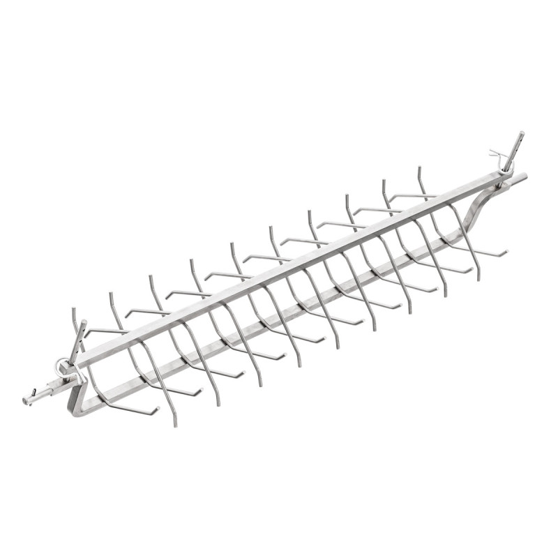 Bratspieß für Braten - 8 bis 12 Hühner