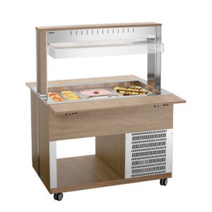 Hot Buffet Trolley - 3 x GN 1/1