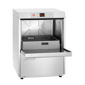 Dishwasher with Drain Pump, Softener, and Detergent Dispenser - 50 x 50 cm - Bartscher