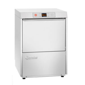 Dishwasher with Drain Pump, Softener, and Detergent Dispenser - 50 x 50 cm - Bartscher