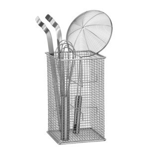Cutlery Drainer for Dishwasher with Trays - 15 x 15 cm - Bartscher