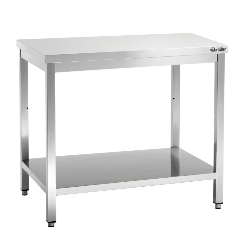 Table de Travail Inox avec Etagère Basse - P 700 mm - L 1200 mm - Bartscher