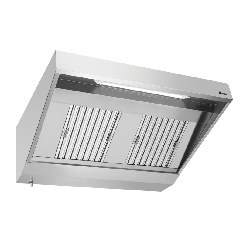 Wandhaube mit Motor und Beleuchtung - B 1400 x T 900 mm - Bartscher