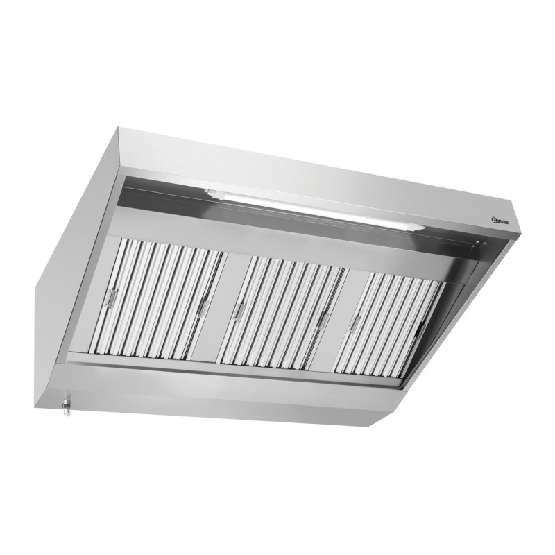 Wall-Mounted Hood with Motor and Lighting - L 1500 x D 900 mm - Bartscher