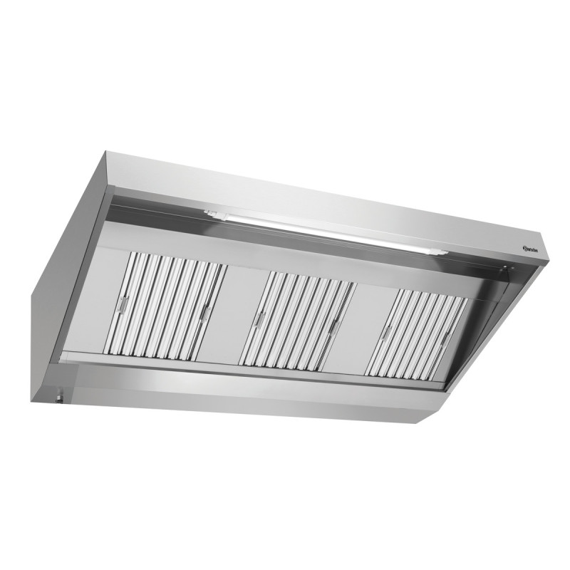 Wandhaube mit Motor und Beleuchtung - B 1800 x T 900 mm - Bartscher