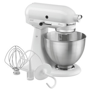 KitchenAid Weißer Mixer mit Zubehör - 4,28 L - Bartscher