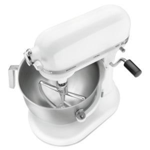 KitchenAid White Mixer - 6.9 L - Bartscher