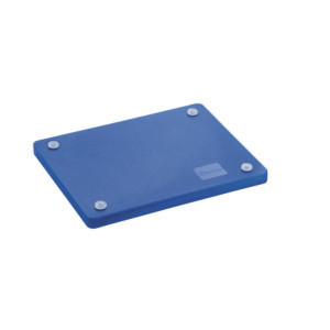 Schneidebrett 325 x 265 mm - Blau - 20 mm Dicke - Bartscher