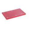 Planche à Découper 530 x 325 mm - Rouge - 20 mm d'Epaisseur - Bartscher