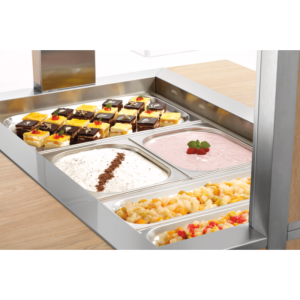 Hot Buffet Trolley - 3 x GN 1/1