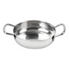 Edelstahlplatte Tischpräsentation 125 mm - Gastronoble