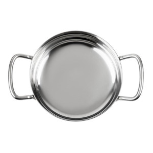 Edelstahlplatte Tischpräsentation 125 mm - Gastronoble