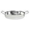 Edelstahlplatte Tischpräsentation 150 mm - Gastronoble